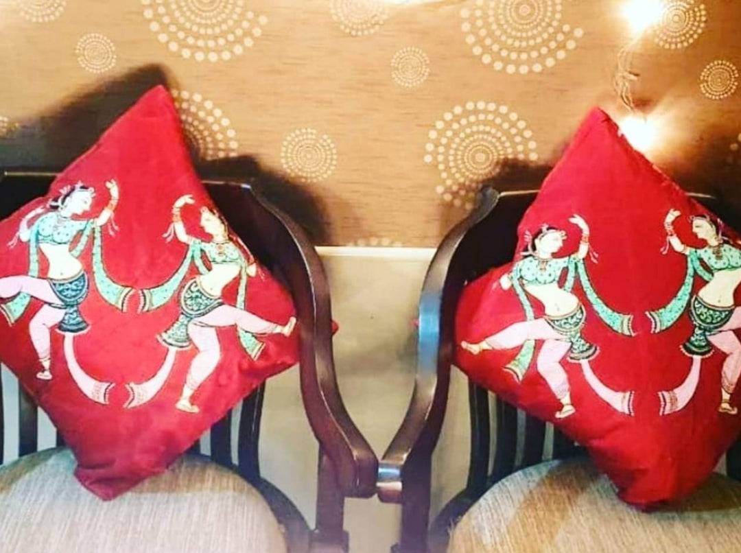 DOUBLE NARTAKI CUSHION COVER PAIR