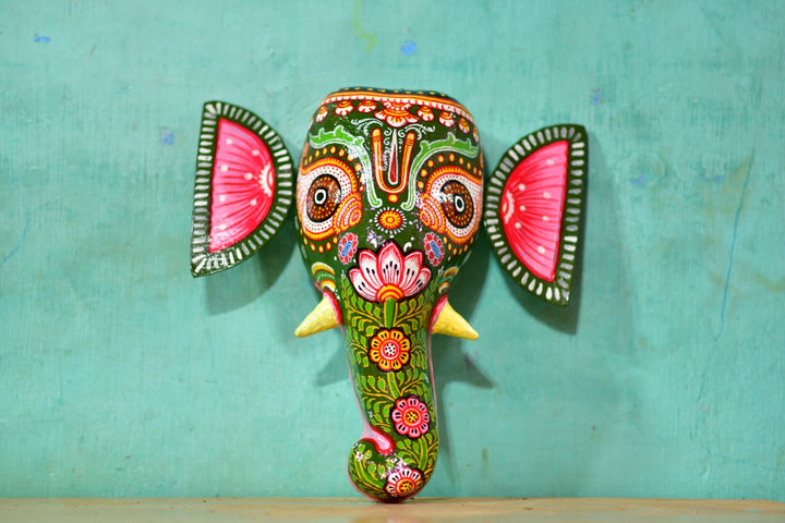 ELEPHANT PAPER MACHE MASK