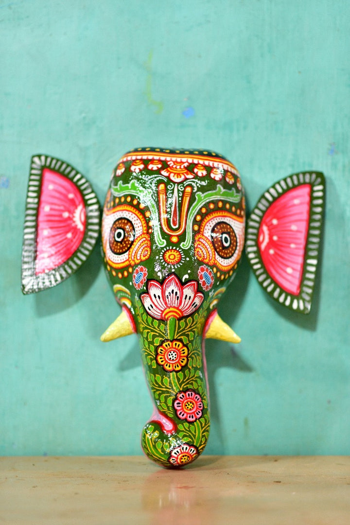 ELEPHANT PAPER MACHE MASK