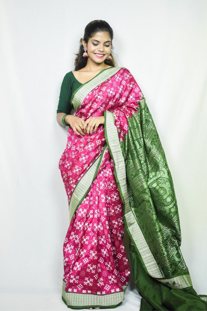 FUCHSIA 45 KOTHI PASSAPALI SILK