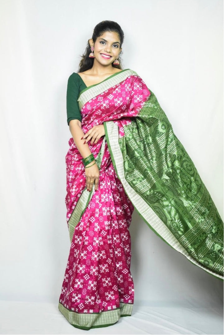 FUCHSIA 45 KOTHI PASSAPALI SILK