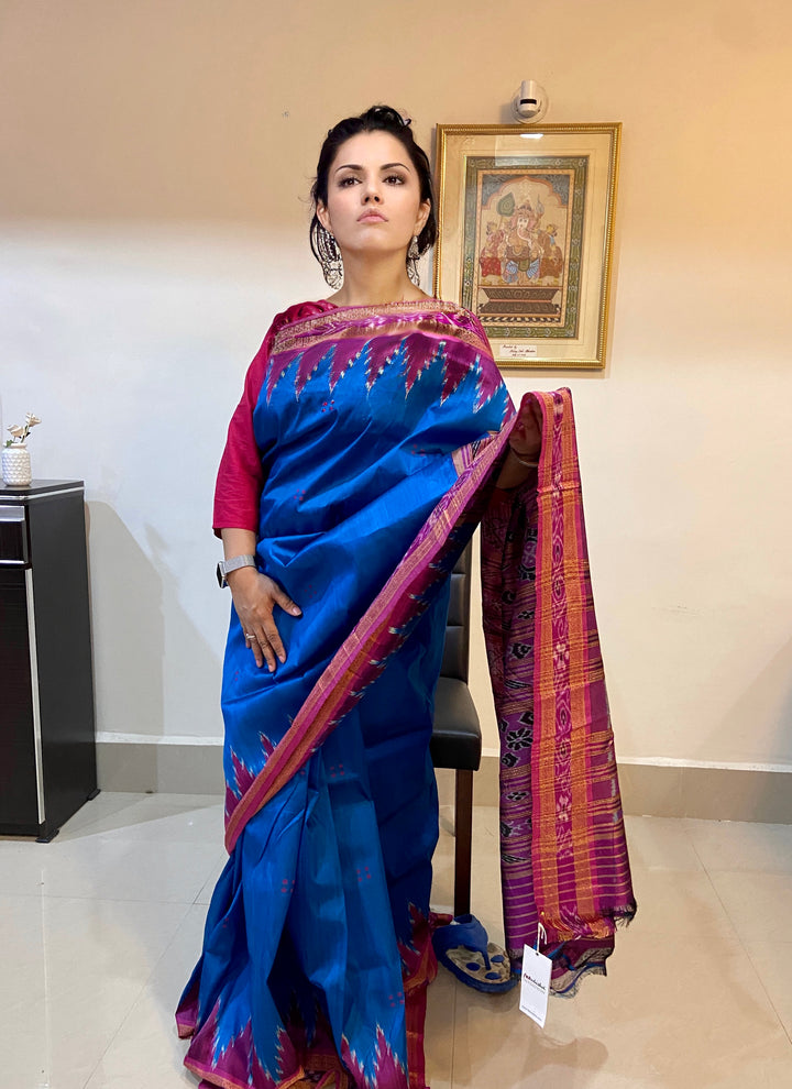 NEELAM BUTI MULBERRY SILK SAREE