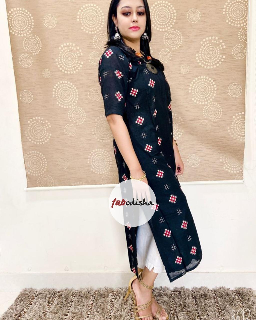 Find Sambalpuri long Round kurti by Priya Fashion , Sambalpuri_Saree  _kurti_ Dress near me | Near Laxmi Mandir, Balangir, Odisha | Anar B2B  Business App